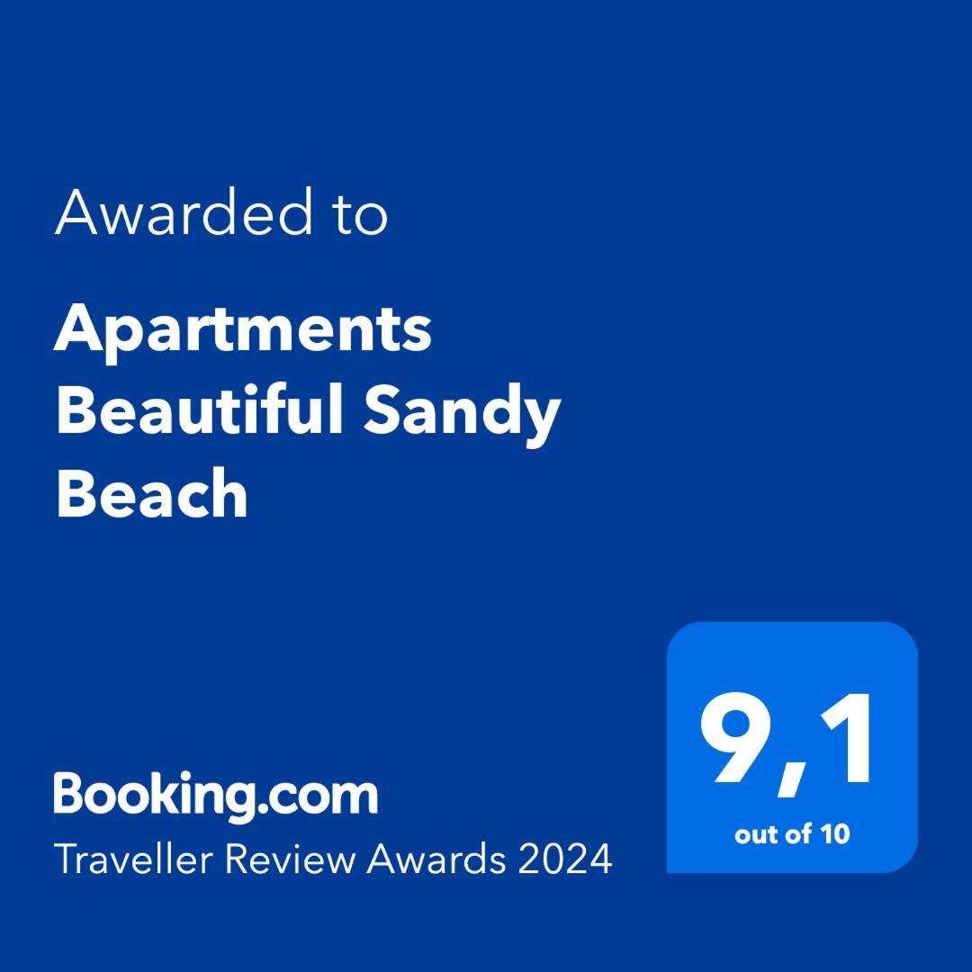 Apartments Beautiful Sandy Beach สปลิท ภายนอก รูปภาพ